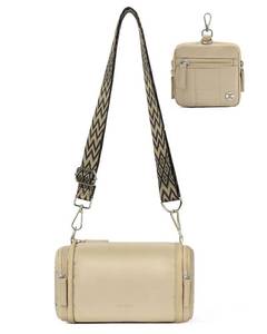 lot 12120 image: Telena 3-Way Folding Crossbody Bag - All-in-One Bag Expandable Coin Purse with RFID Protection for Travel Khaki