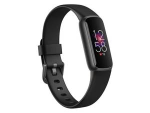 lot 12134 image: Fitbit Luxe Fitness and Wellness Tracker with Stress Management, Sleep Tracking and 247 Heart Rate, BlackGraphite, One Size (S & L Bands Included) (Renewed)