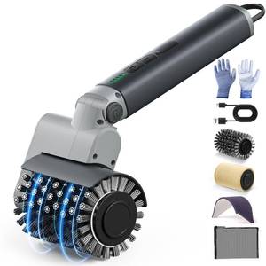 lot 12137 image: VOXPOA Electric Grill Brush for Outdoor Grill,3-in-1 Kit Cordless Rotary Grill Cleaner with 3-Speed Control&Angle Adjust,Safe for Cast IronStainless-Steel Grates,Ideal BBQ Gifts for Men Dad