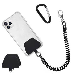 lot 12143 image: Doormoon Phone Lanyard Tether with Patch, Universal Stretchy Straps and Phone Case Anchor for Anti-drop Outdoor Skiing Hiking Cycling Climbing Compatible for iPhone Samsung Pixel Most Smartphones