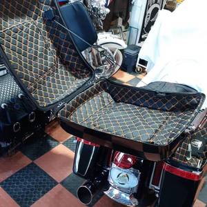 lot 13192 image: Mocardine Tour Pack Liners Custom Stitching Liners Ideal for Harley King Tour Pack 2014-2026 Black Thread Stitching Perfectly Fits Our Tour Pack