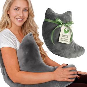 lot 14116 image: AbleUplift Rotator Cuff Pillow, Soft Comfortable Shoulder Pillow for Surgery, Ergonomic Shoulder Support Pillow with Double Zipper Cover, Machine Washable, Gray
