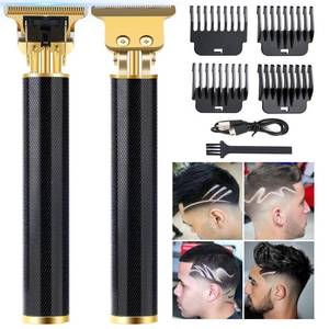 lot 14188 image: candyfouse Professional Beard Trimmer for Men, Hair Clippers with 4 Limit Combs, Cordless Rechargeable with LCD Display, Approaching Zero Gapped Cutting Grooming Kit