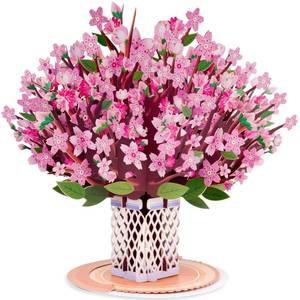 lot 14204 image: Fiamr 3D Pop Up Birthday Cards for Women -large-scale cherry blossom tree greeting card, Gift for mother, wife, mom, friend and sisters For Birthday, anniversary, Thinking of you, Get well - with notes
