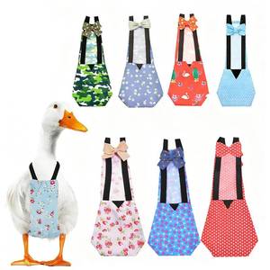 lot 14228 image: QBLEEV Duck Diapers for Pet Ducks & Chickens, Reusable Chicken Diaper for Indoor Poultry, Waterproof Breathable Baby Duckling Diaper with Elastic Straps, for Ducks Chicks Hens Roosters