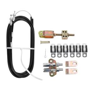 lot 14242 image: Dasbecan 330-9371 Universal Rear DiscDrum Emergency Parking Brake Cable Complete Kit 110 Long Cables with 97 Long Sheath E-Brake Set Replace# 140-14415-R