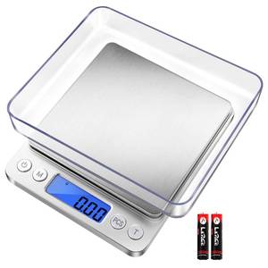lot 14252 image: Fuzion Digital Gram Scale .01 Gram Accuracy, 500g Small Jewelry Scale, Mini Kitchen Food Scale for Herb, Powder, Gold, Coin - Weight Gram and Oz