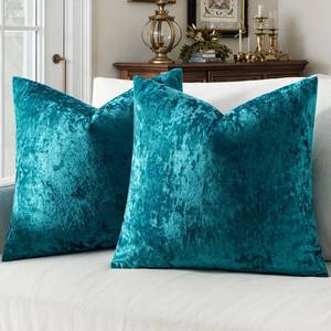 lot 19454 image: MIULEE Velvet Throw Pillow Covers Set of 2, Soft Neutral Decorative Pillow Cases with Luxurious Textured Vintage Cushion Covers for Home Decor Couch Sofa Bed, Beige with Tassles 20x20 inch