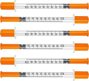 lot 19516 image: 1ml 31G 516 (8mm) Syring, Pack of 100
