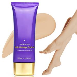 lot 20036 image: Tattoo Cover Up Makeup Waterproof, Body Coverage Perfector for Leg & Body Makeup, Bruise Scar Make up Tattoo Concealer Skin Full Coverage with Long Lasting 3.5oz, Natural Radiance
