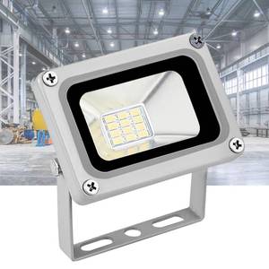 lot 20069 image: IINCOOY 10W DC 12V-24V 6500K Cold White LED Garden Floodlight 800ML IP65 Waterproof Security Light Compact Aluminum Flood Light with Bracket Ideal for Tree Accent & Pergola Lighting(1Pack)