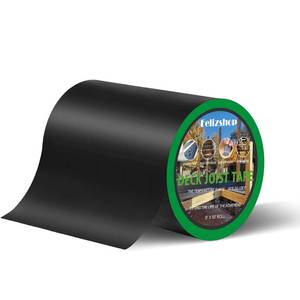 lot 20086 image: Felizshop 6 x 50 Butyl Deck Joist Tape for Wood Beams and Building Joists, Weather Resistant and Anti-Corrosion Self-Adhesive Flashing Tape for Deck Protection