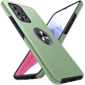 lot 20120 image: JAME for Samsung A53 5g Case, Galaxy A53 5g Case with Shockproof Protective Phone Cover with Rotatable Kickstand for Samsung Galaxy A53 5G Cover, Alpine Green