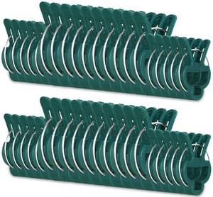 lot 20129 image: Yinghezu 40 Pcs Plant Support Clips,Flower and Vine,Garden Tomato Plant Support Clips for Supporting Stems,Vines Grow Upright Climbing,Tool for Straightening,Tomato Cage,Trellis. 2 Sizes in one Pack