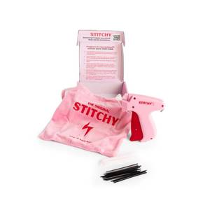 lot 20130 image: Stitchy No-Sew Hemming Tool- Easy, Portable, Professional-Grade Tagging Gun for Quick, Temporary Hems on Pants, Skirts, Dresses, and Sleeves