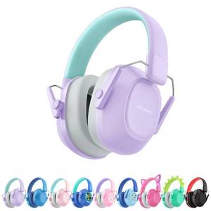 lot 20137 image: iClever Noise Cancelling Headphones for Kids Adults, SNR 29dB Safety Noise Reduction Ear Muffs for Autism Sensory &Concentration Aid, Ear Hearing Protection for FireworksEventMonster JamConcert