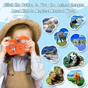 lot 14247 image: Divwa 18 Piece Kids Digital Camera Set with Party Camera Toys