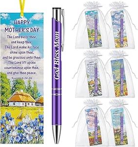 lot 14249 image: Dispowreath Blue Ballpoint Pens with Yellow Tassels Set 9pcs