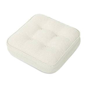 lot 1852 image: GOFORIT Memory Foam Cushion��Square Seat Cushions for Dining Chairs,Non-Slip Chair Pads with Removable Cover, 16 x 16, Off White