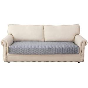 lot 1855 image: Eismodra Couch Cover,Sectional Couch Covers,Sofa Covers for 3 Cushion Couch,Anti-Slip Sofa Slipcovers for Dogs Cats Kids Loveseat Recliner L Shaped Armrest Backrest,Light Gray 36x94(Only 1 Piece)