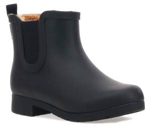 lot 2051 image: Chooka Womens Waterproof Plush Chelsea Bootie Chelsea Boot, Delridge Black, 8 M
