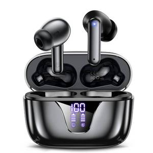 lot 2110 image: Nequga Wireless Earbuds Bluetooth Headphones, Ear Buds with Mic, LED Display in Ear Earphones Bass Stereo