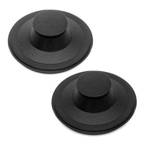 lot 2117 image: (2 Pack) Exact Replacement for InSinkErator STP-PLSTPPL Black Rubber Sink Stopper for Garbage Disposal �� Compatible with Standard 3-12 Drains from Kohler, Waste King, Whirlpool, and More