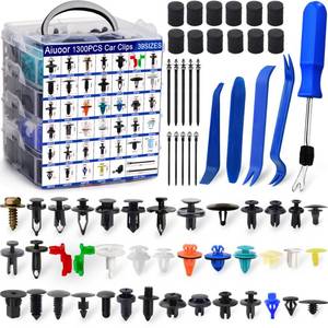 lot 3515 image: Retainer Clips 1415PCS Push Clips Car Plastic Door Panel Trim Kit 39 Sizes Body Fastener Remover for Ford Toyota GM Honda Chrysler BMW Benz Nissan Audi Subaru Mazda