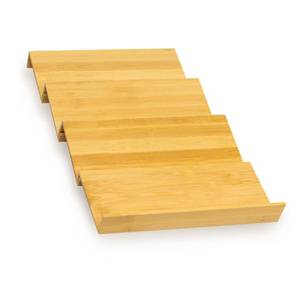 lot 3536 image: WodGod Bamboo Spice Rack For Drawer,4Pcs Tier Stackable Seasoning Storage Organizer Insert,for Kitchen Condiments Storage Insert(Jars Not Included,Combined Size18.9 D x 9.5 W x 1.8 H