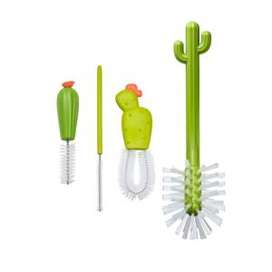 lot 4128 image: Boon Cacti Replacement Baby Bottle Brushes - Includes Bottle Cleaner Brush, Straw Cleaner Brush, Nipple Brush and Detail Brush for Baby Bottles - Newborn Essentials - Sage - 4 Count
