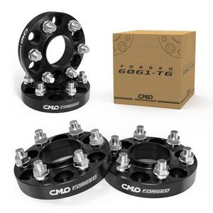 lot 5555 image: Customadeonly 6x135 Wheel Spacers for F150 2015-2025,Black (1 Inch Thick) Hubcentric True Forged for Expedition,Navigator 2015-2025 with M14x1.5 Studs(4pcs 87.1mm Hub Bore)