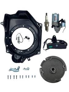 lot 5583 image: YAMAKATO Electric Starter Kit for Predator 212 Non Hemi 196cc 212cc Coleman Honda Mini Bike Go Kart Small Engine Electric Start