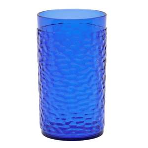 lot 5588 image: G.E.T. 3312-CB Heavy-Duty Shatterproof Plastic Pebbled Tumbler, 12 Ounce, Cobalt Blue (Set of 12)