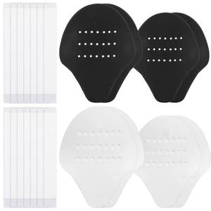 lot 6088 image: Molain 4 Pairs Shoe Crease Protector, Anti-Wrinkle Toe Box Guards Soft Material Comfortable Shoe Inserts Sport Shoe Creases Shoe Toe Protectors for Sneakers Shoes Boots for Men Women (Black & White)