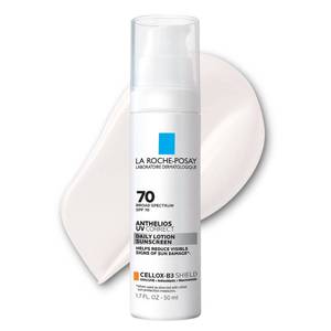 lot 6130 image: La Roche-Posay Anthelios UV Correct Sunscreen Moisturizer SPF 70, Daily Anti-Aging Face Moisturizer with Niacinamide to Even Skin Tone & Fine Lines, Sun Protection for Sensitive Skin