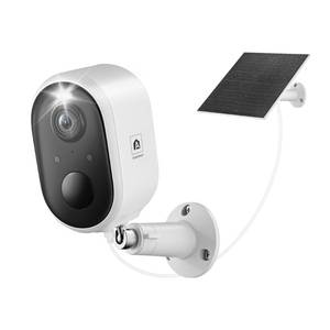 lot 6134 image: Solar Security Camera Outdoor Wireless, 2K Color Night Vision, Battery Powered PIR Motion Detection,2.4GHz WiFi Cameras for Home Surveillance, Light and Sound Alarm, 2-Way Audio