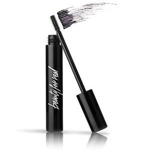 lot 6183 image: Beauty for Real Hi-Def Mascara, Just Black - Defining & Volumizing Lash Definer, Curls Lashes - Humidity & Smudge Proof - Micro Brush Ensures Versatile Application - 0.31 fl oz