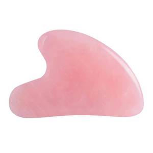 lot 6191 image: YAMHOHO Gua Sha Jade Stone Gua Sha Massage Tool, Guasha Tool for Face and Body Skin Massage. Tools for SPA Acupuncture, Pink Stone for Body Face Neck and Eye, Skin Care Gift for Woman (Pink)