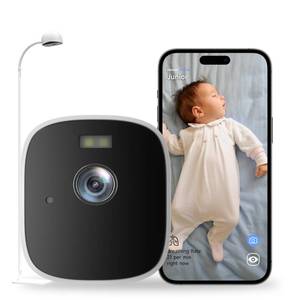 lot 6211 image: RICHCHO Smart Baby Monitor with Floor Stand, 2K Crib Camera with AI Breathing Monitor, No Wearables WiFi Baby Camera, Night Vision, Baby Sleep Tracker, Cry & Motion Alerts, Diaper & Feeding Record