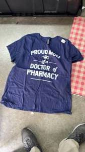 lot 10264 image: Gildan Doctor of Pharmacy Navy T-Shirt Size 3XL