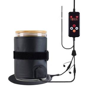 lot 11240 image: Bunmery Sourdough Starter Warmer Wrap 2 Pieces, Sourdough Starter Jar Heat Wrap, Sourdough Heating Warming Mat with Temperature Control(41-113��) & 24H Timer, Dough Bread Warmer for Kitchen Baking