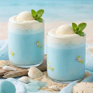 lot 11246 image: SiliFine 2 Pcs Gray Fish Icon Juice Glasses - 14oz Fish Stemless Wine Drinking Coffee Glass Cup for Home Party Supplies & Gift