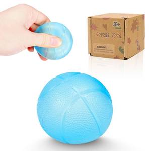 lot 12156 image: Fidget Toys Stress Balls for Kids & Adults - Squishy Ball Squeeze Toys, Stretchy Squeeze Stress Relief Squishy Ball for AnxietyTherapyClassroom, Squishy Toys Sensory Toys(Blue Basketball)