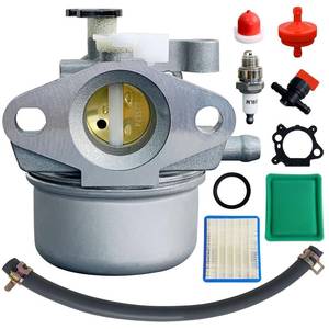 lot 12185 image: Ruixing OEM 799866 Carburetor for Briggs and Stratton 6.75hp 190cc 675 Series 725EX Engine Craftsman Troy Bilt TB230 Toro 22 Recycler Lawnmower Carburetor 799866 790845 799871 794304