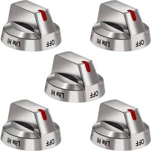 lot 12188 image: DG64-00473A Burner Control Dial Knob Range Oven Replacement Compatible with Samsung Gas Stove Knob NX58H5600SS NX58F5700WS NX58H5650WS NX58J7750SS NX58M6850SS ��5pcs��.