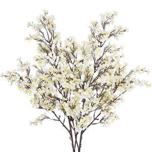 lot 12194 image: CISDUEO 2 Pcs Artificial Cherry Blossom Flowers Bulk White Fake Fall Flowers Branches Silk Babys Breath Flower Fall Floral Stems for Vase Indoor Home Decor Wedding Party Table Centerpiece Christmas