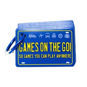 lot 12204 image: Games on the Go by Continuum Games - Portable Roadtrip Family Games to Challenge and Entertain for 2 players , Blue