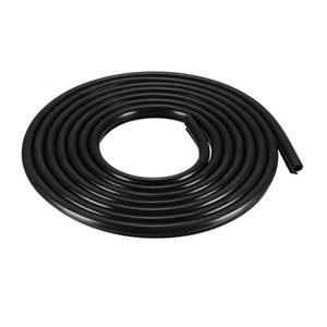 lot 12234 image: uxcell T-Slot Mount Window Weatherstrip Seal 7mm Bulb Bubble for 5mm Slot 5 Meters Long Black