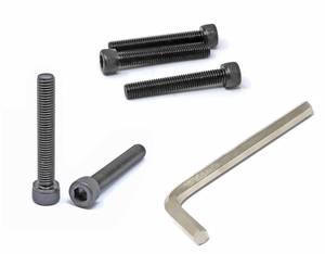 lot 12236 image: iexcell 5 Pcs M10 x 65mm Thread Pitch 1.5 mm Alloy Steel 12.9 Grade Hex Socket Head Cap Screws Bolts Kit, Black Oxide Finish