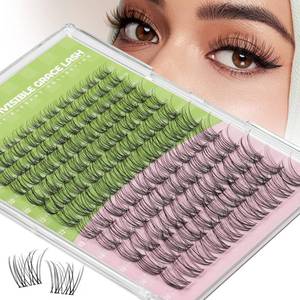 lot 12251 image: KEYYOU Venus Lash Clusters C Curl Fairy Lash Extension Eyelash Extension Wispy Natural Invisible Band Lash with Waterproof DIY Lash Extension at Home(Venus-C-16MM)